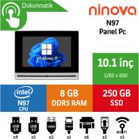 10" Ninova N97 8GB/250SSD Fansız Endüstriyel Panel PC