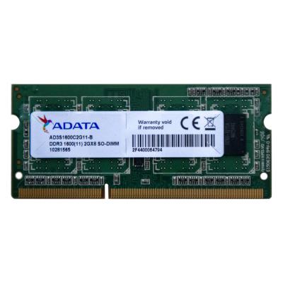 2GB ADATA DDR-3 NB1600 Mhz SODIMM Notebook Rami