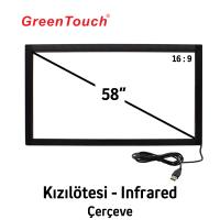58" Green Touch IR Dokunmatik Çerçeve 10 Nokta