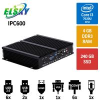 ELSKY  IPC600 I3 7020U 8GB/240SSD Mini PC