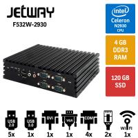 Jetway F532W-2930 Intel Celeron N2930 4GB 120GB SSD Endüstriyel Mini PC