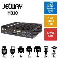 Jetway H310 Intel Pentium G5400 4GB 120GB SSD Endüstriyel Mini Pc