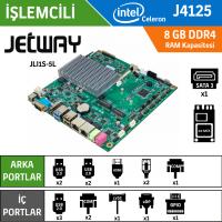 Jetway JLI1S-5L Gemini Lake J4125 2.0GHz Quad Core