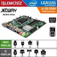 Jetway JNC8H-IH310 Intel 1151 Pin Endüstriyel Mini ITX Anakart