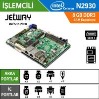 Jetway JNF532-2930 Intel Celeron N2930 Fansız Endüstriyel 3.5” SBC Anakart