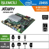 Jetway JNF894N-3455 Intel Celeron N3455 Fansız Endüstriyel Mini ITX Anakart