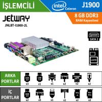 Jetway JNLBT-I1900-2L Intel Celeron J1900 Fansız Endüstriyel Mini ITX Anakart