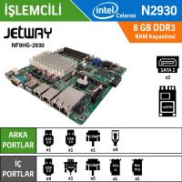 Jetway NF9HG-2930 Intel Celeron N2930 Fansız Endüstriyel Mini ITX Anakart