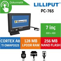 Lilliput PC-765 Cortex A8 128MB 256MB eMMC Freedos 7" Endüstriyel Panel Pc