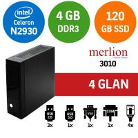 Merlion 3010 Intel Celeron N2930 4GB 120GB SSD 4 Port Endüstriyel Firewall Pc