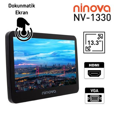 Ninova 13.3 inch NV-1330 HDMI VGA Dokunmatik Monitör