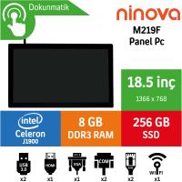 Ninova M219F Intel Celeron J1900 8GB 256GB SSD Freedos 18.5" Endüstriyel Panel Pc
