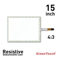 15" Green Touch Resistive Dokunmatik Cam
