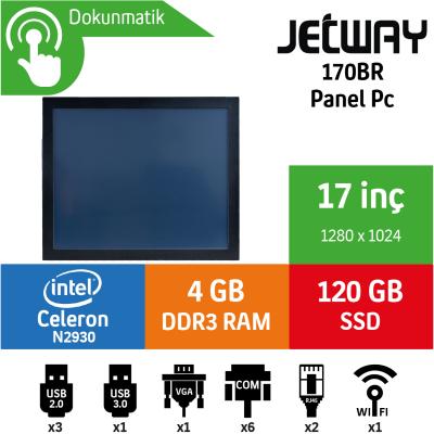 Jetway 17'' 170BR-2930-4G IP65  PANEL PC