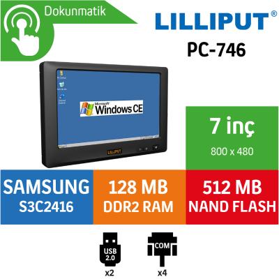Lilliput  7” PC-746  Panel PC Bluetooth