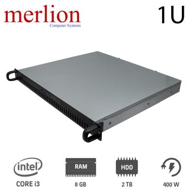Merlion 1U PRO Rack i3 13100 / 8GB/ 2TB HDD
