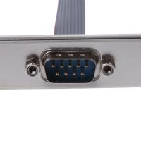 Serial 9Pin DB9 RS232 Connector Com 1 Port Bracket